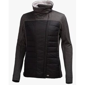 Helly Hansen Astra Jacket Womens Large Black Gray Primaloft Insulated Warm